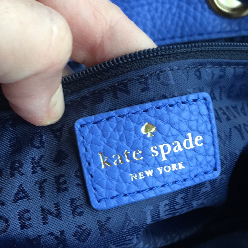 Periwinkle Kate Spade Backpack (reasonable trade) - Picture 3 of 9